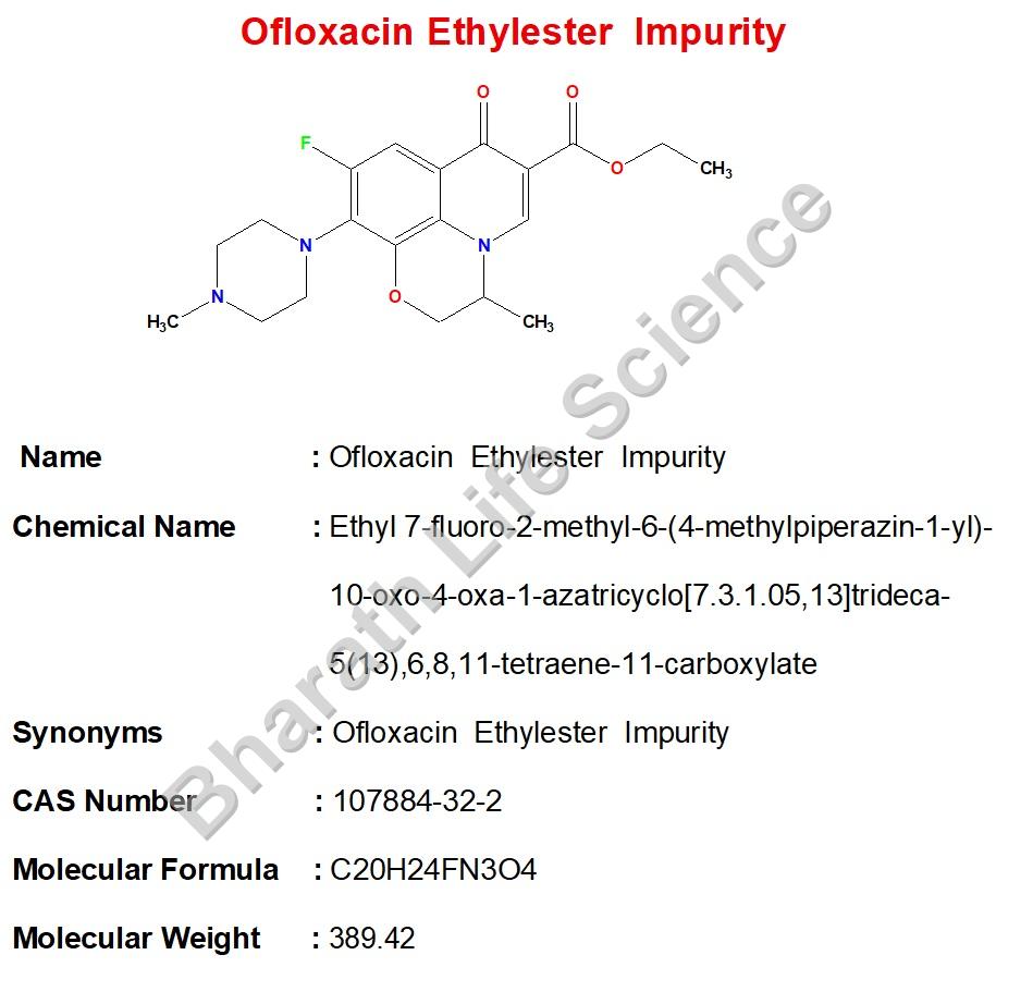 Ofloxacin  Ethylester  Impurity 